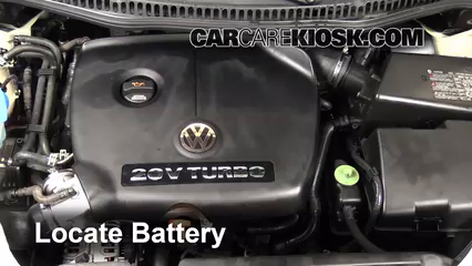 2005 Volkswagen Beetle GLS 1.8L 4 Cyl. Turbo Hatchback Battery Replace